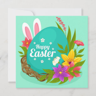 Cartes Pour Fêtes Annuelles Pâques mignonnes