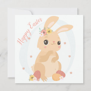 Cartes Pour Fêtes Annuelles Pâques mignonnes