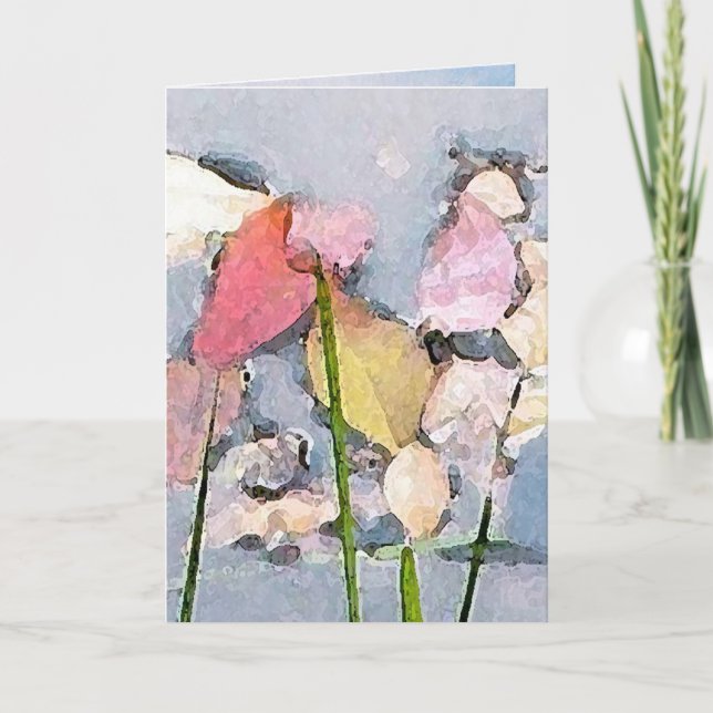 Cartes Pour Fêtes Annuelles Pâques Pastel Impressions (Devant)