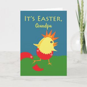 Cartes Pour Fêtes Annuelles Pâques personnalisé pour grand-père, Cassez-vous !
