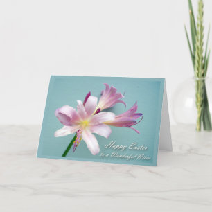 Cartes Pour Fêtes Annuelles Pâques pour la nièce, Résurrection Lily
