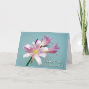 Cartes Pour Fêtes Annuelles Pâques pour Tante et Oncle, Résurrection Lily