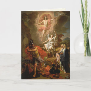 Cartes Pour Fêtes Annuelles Pâques Résurrection religieuse Jésus Prière