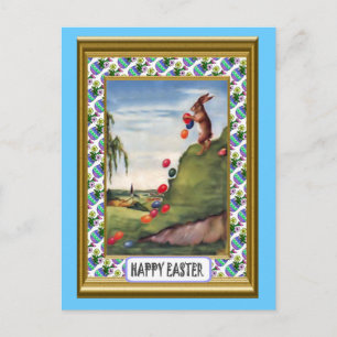 Cartes Pour Fêtes Annuelles Pâques - roulements d'oeufs
