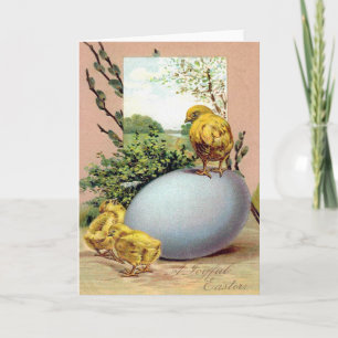 Cartes Pour Fêtes Annuelles Pâques victorienne