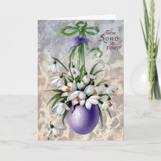 Cartes Pour Fêtes Annuelles Pâques victoriennes (Devant)