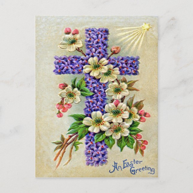 Cartes Pour Fêtes Annuelles Pâques victoriennes (Devant)