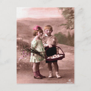 Cartes Pour Fêtes Annuelles Pâques vintage