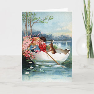 Cartes Pour Fêtes Annuelles Pâques vintage