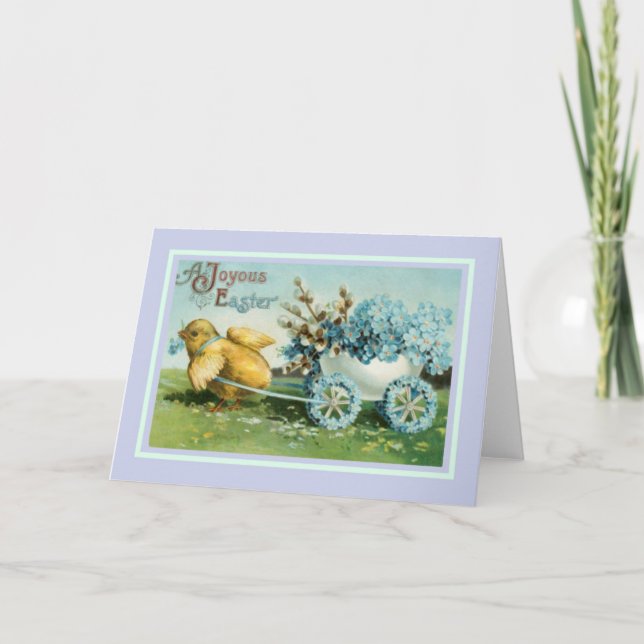 Cartes Pour Fêtes Annuelles Pâques vintage (Devant)