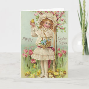 Cartes Pour Fêtes Annuelles Pâques vintage