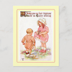 Cartes Pour Fêtes Annuelles Pâques vintage