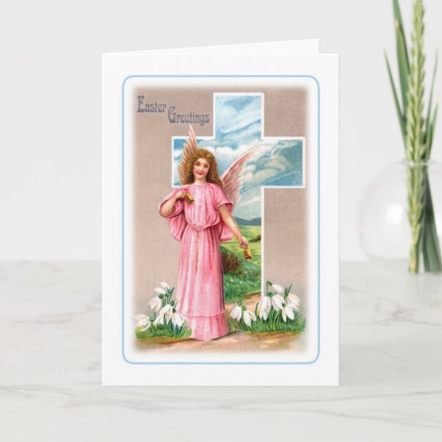 Cartes Pour Fêtes Annuelles Pâques vintage (Devant)