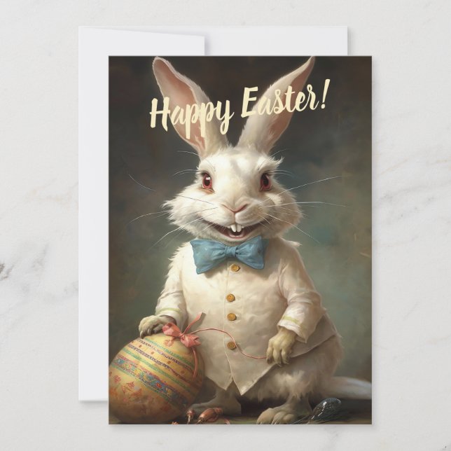 Cartes Pour Fêtes Annuelles Pâques vintage (Devant)