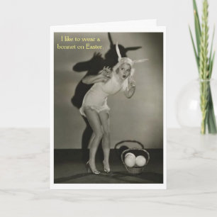 Cartes Pour Fêtes Annuelles Pâques vintage - Egging la Chambre du voisin,