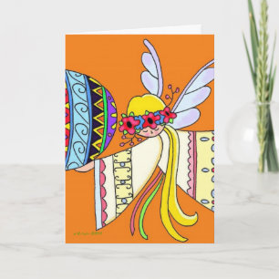 Cartes Pour Fêtes Annuelles Par les ailes d'un ange l'art populaire ukrainien