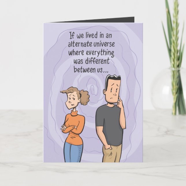 Cartes Pour Fêtes Annuelles Par mon univers alternatif Valentine (Devant)