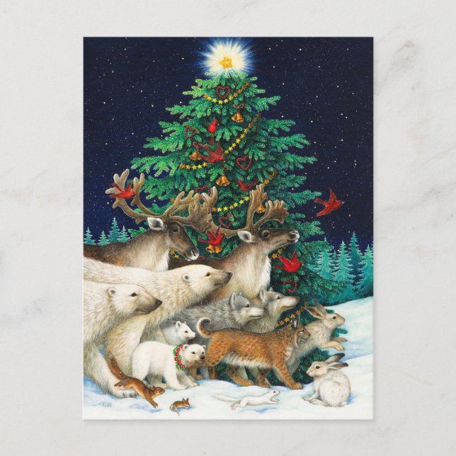 Cartes Pour Fêtes Annuelles Parade de Noël (Devant)