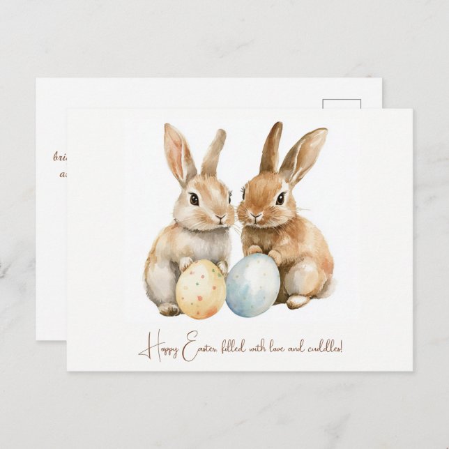 Cartes Pour Fêtes Annuelles Parade de Pâques 🐇 Hoppy sur mesure (Devant / Derrière)