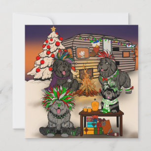 Cartes Pour Fêtes Annuelles Parc de remorques pour chiens
