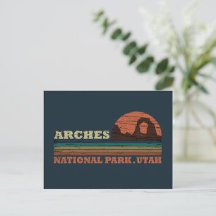 Cartes Pour Fêtes Annuelles Parc national de Arches vintage Moab Utah