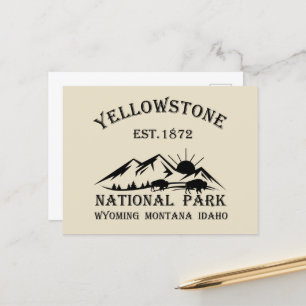 Cartes Pour Fêtes Annuelles Parc national de Yellowstone