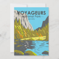Parc national des Voyageurs Minnesota Vintage