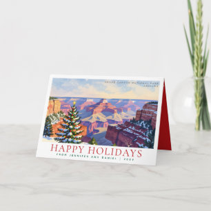 Cartes Pour Fêtes Annuelles Parc national du Grand Canyon Noël festif