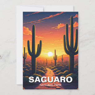Cartes Pour Fêtes Annuelles Parc national du Saguaro Cactus