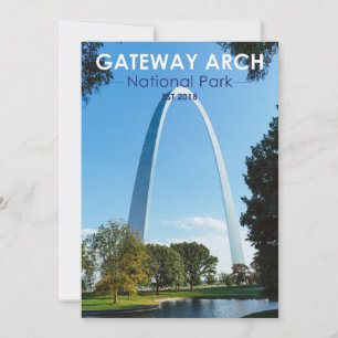 Cartes Pour Fêtes Annuelles Parc national Gateway Arch Missouri