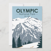 Parc national olympique Washington Vintage