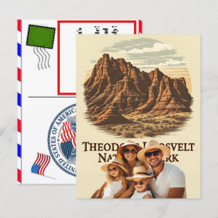 Cartes Pour Fêtes Annuelles Parc national Theodore Roosevelt du Dakota du Nord