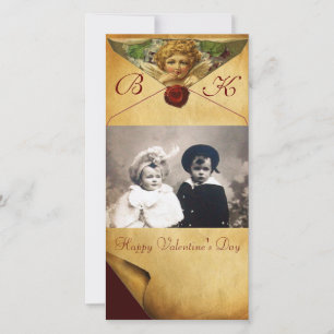 CARTES POUR FÊTES ANNUELLES PARCHEMENT DE SCELLULAIRE DE CIRE DU COEUR D'ANGE