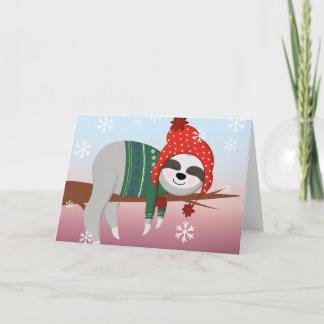 Cartes Pour Fêtes Annuelles paresse de noël drôle
