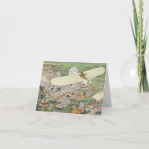 Cartes Pour Fêtes Annuelles Paris-Rome Monoplane Beaumont Le Gagnant Bleriot