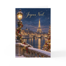 Paris Tour Eiffel Joyeux Noël