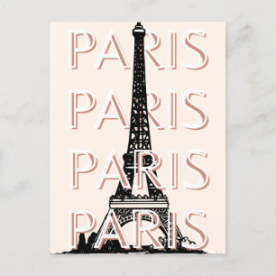 Cartes Pour Fêtes Annuelles Paris Travel Art, Travel Art, Pastel, Minimaliste