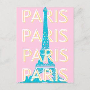 Cartes Pour Fêtes Annuelles Paris Travel Art, Travel Art, Preppy, Rose