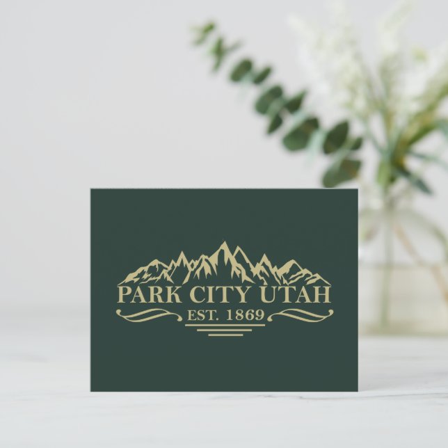 Cartes Pour Fêtes Annuelles Park city Utah (Debout devant)