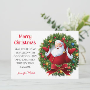 Cartes Pour Fêtes Annuelles Partage de Recette de Cookie ChocoNut Noël