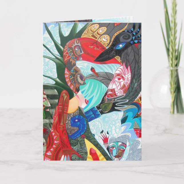 Cartes Pour Fêtes Annuelles Partager une respiration (Devant)