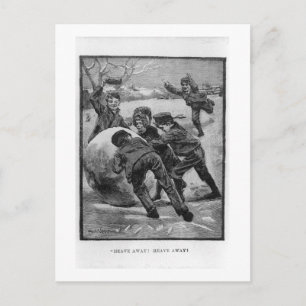 Cartes Pour Fêtes Annuelles Partez ! Noël victorien vintage