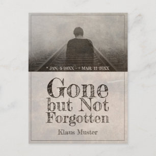 Cartes Pour Fêtes Annuelles Parti, mais pas oublié - Vintage