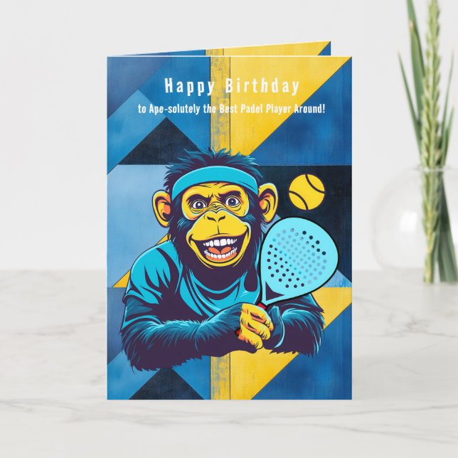 Cartes Pour Fêtes Annuelles Parti Primate Padel (Devant)
