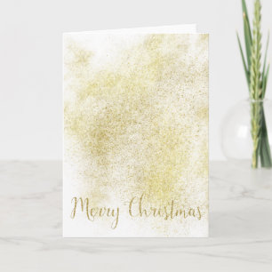 Cartes Pour Fêtes Annuelles Parties scintillant Gold Dream Faux