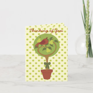 Cartes Pour Fêtes Annuelles Partridge dans un arbre à poires