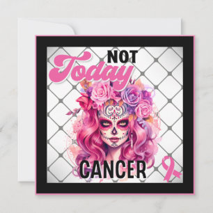 Cartes Pour Fêtes Annuelles Pas aujourd'hui _ Sensibilisation au cancer du sei