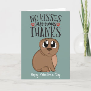 Cartes Pour Fêtes Annuelles Pas de baisers... juste des friandises pour la Sai