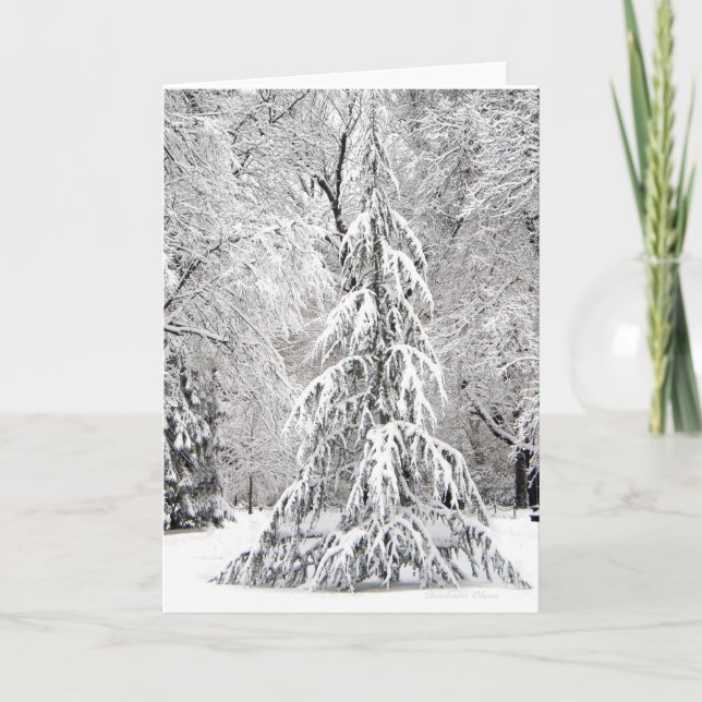 Cartes Pour Fêtes Annuelles -Pas De Flammes De Neige Chute Au Mauvais Endroit. (Devant)