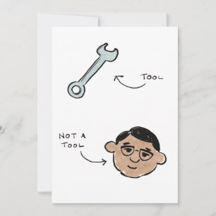 Cartes Pour Fêtes Annuelles Pas un outil pour la fête des pères - clé - Sijan